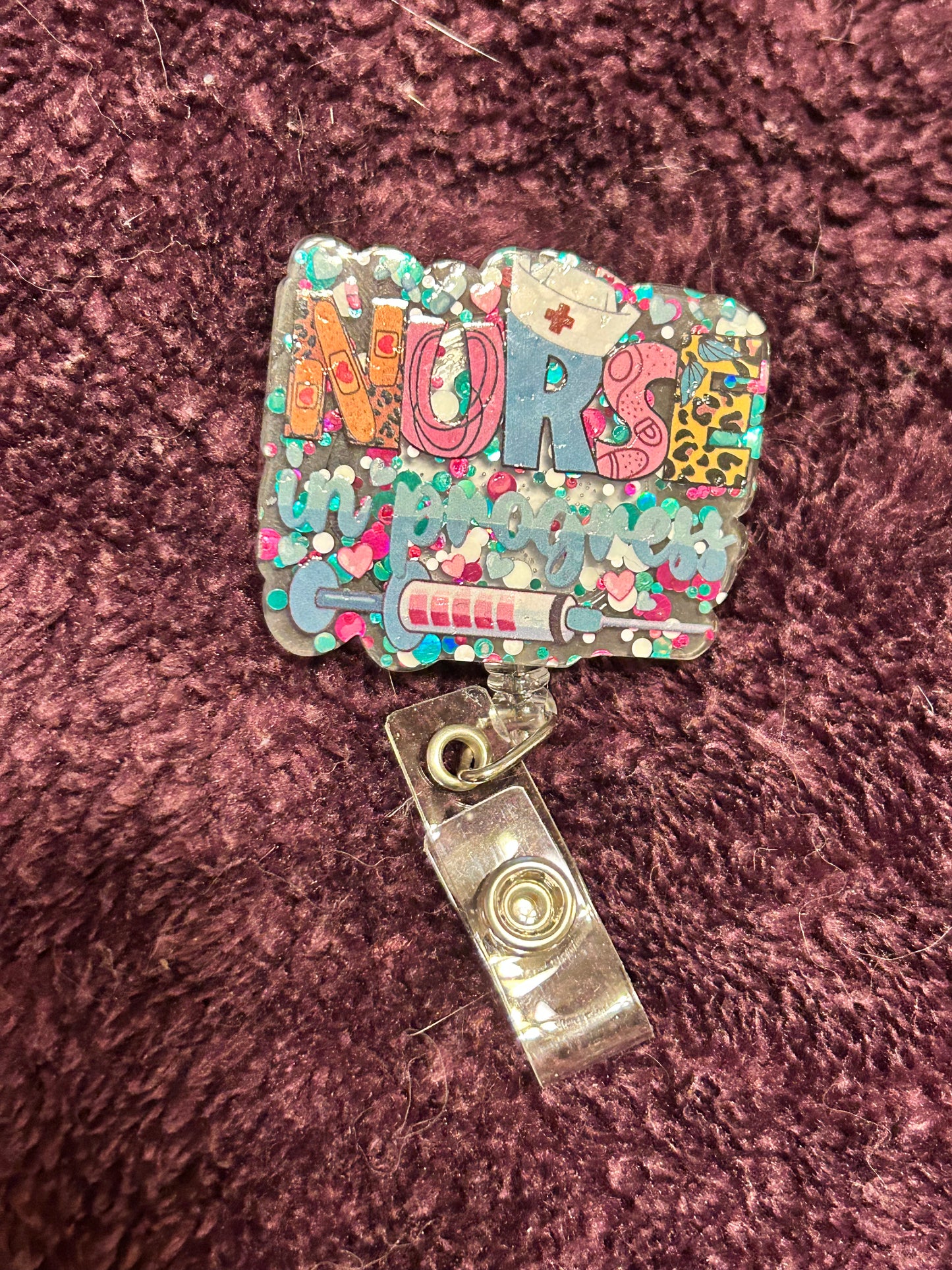 Nurse badge reel